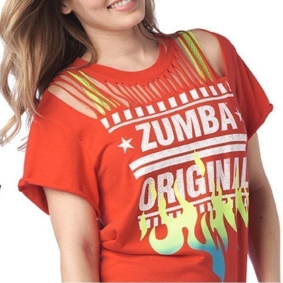 ZUMBA T-Shirt “ZUMBA ORIGINAL” customazible 100% cotton XL/XXL - Picture 3 of 10